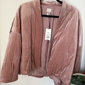 NWT A NEW DAY VELVET JACKET